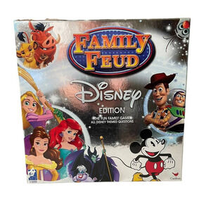 Family Feud Disney Edition Board Game Complete Family Kids Fun
